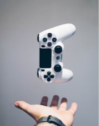 image of a video game console controller